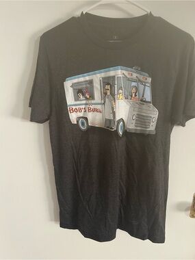 Hot Topic Black Bob's Burgers Food Truck t shirt